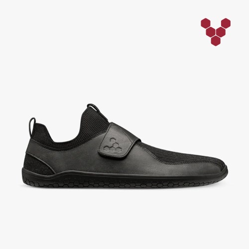 Vivobarefoot Primus Knit EZ Svart Joggesko Herre [7-UHIM]